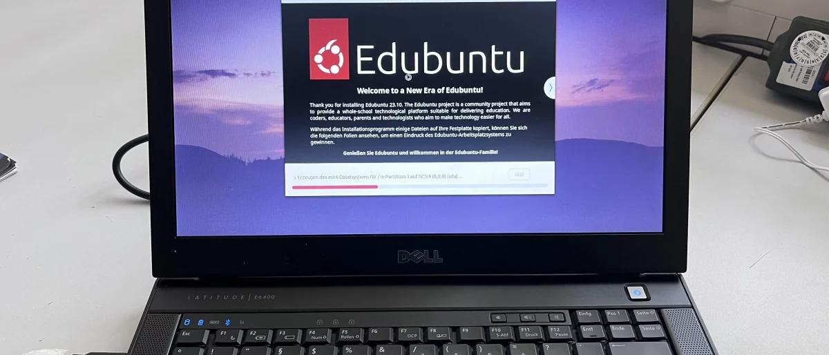 Permalink auf:Digitalisierung in Schulen: Alte Laptops mit Edubuntu wiederbelebt